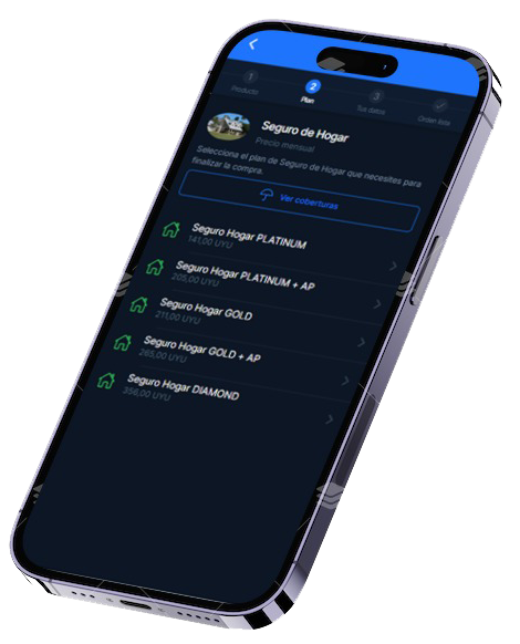 Ejemplo de interfaz WAN Mobile, paso 2: Call to action